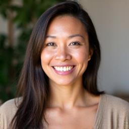 Portrait d'une praticienne en massage souriante